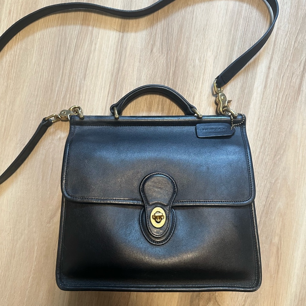 Vintage Coach Willis Bag in Black 9927